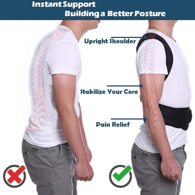 Adjustable Posture Corrector Belt — Kamar Dard Se Nijat | Mard Aur Aurat Dono Ke Liye