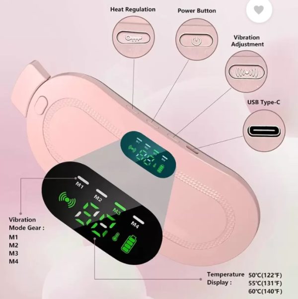 Portable Menstrual Heating Pad Belt for Women