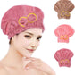 Bathroom Shower Cap Dry Hair Cap Hair Drying Towel Shower Cap Dry Hair Cap Bathroom Accessories Kitchen Oil-proof Cap